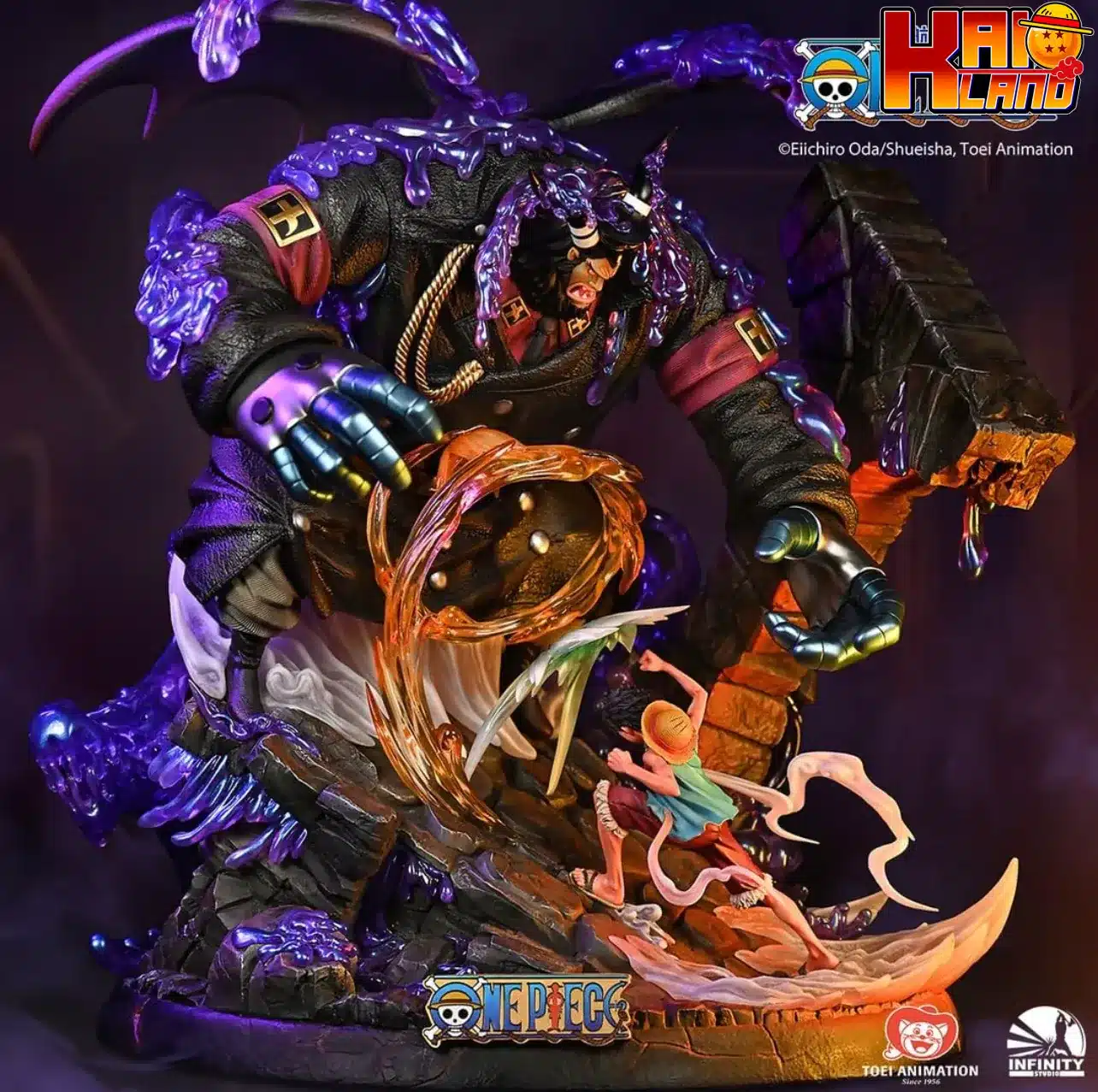 One Piece Infinity Studio Luffy Vs Magellan Licensed Resin Statue