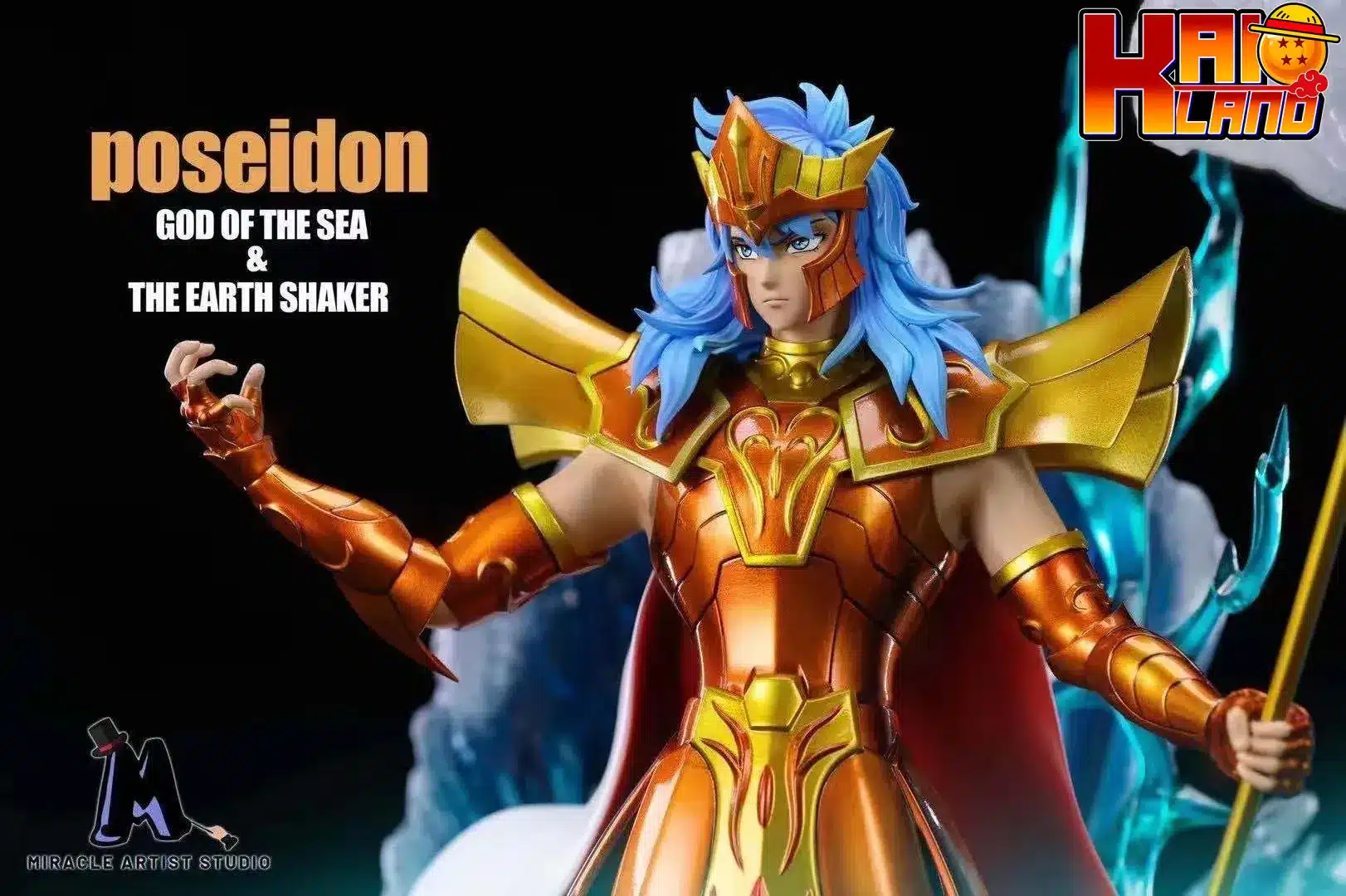 Saint Seiya Miracle Art Poseidon Resin Statue - Kaioland