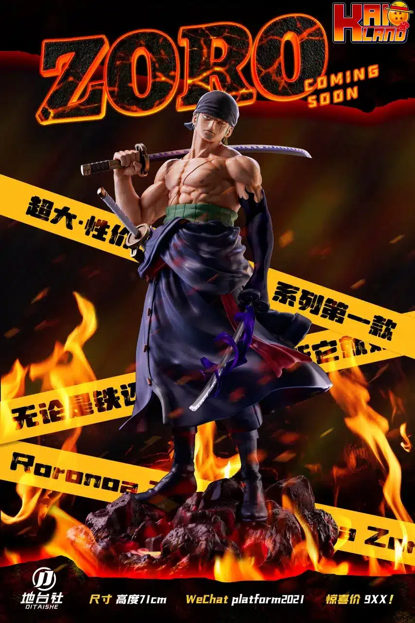 One Piece Di Tai She Studio Zoro Resin Statue