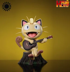 Pokemon Lightning Studio Meowth Resin Statue
