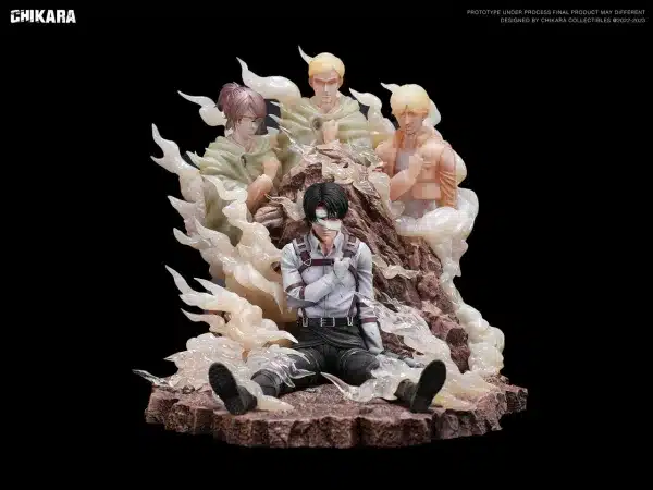 Attack on Titan Chikara Studio Levi Ackerman Resin Statue 2