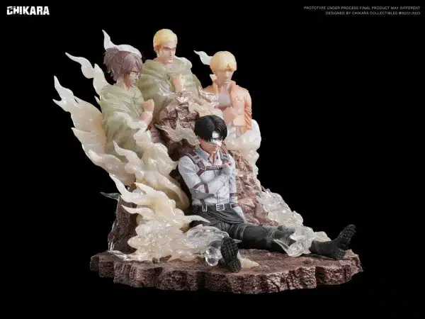 Attack on Titan Chikara Studio Levi Ackerman Resin Statue 3