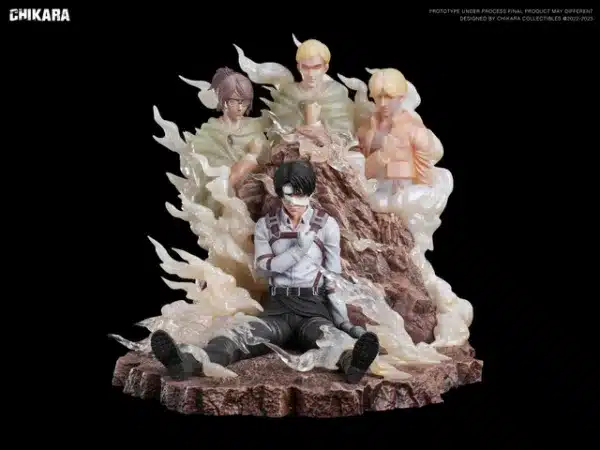 Attack on Titan Chikara Studio Levi Ackerman Resin Statue 7