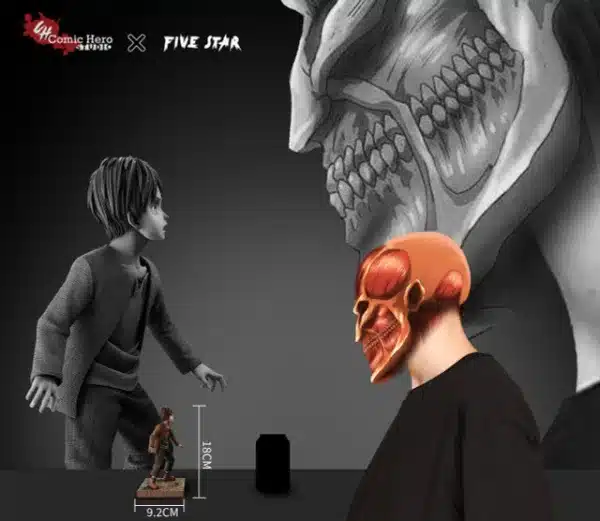 Attack on Titan Comic Hero Kid Eren Resin Statue 5