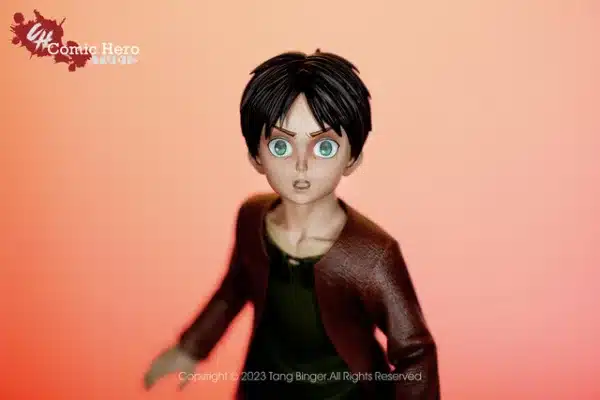 Attack on Titan Comic Hero Kid Eren Resin Statue 7