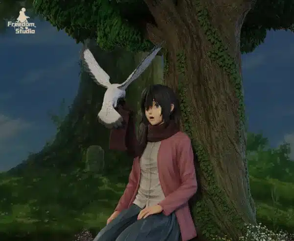 Attack on Titan Freedom Studio Mikasa Resin Statue 5