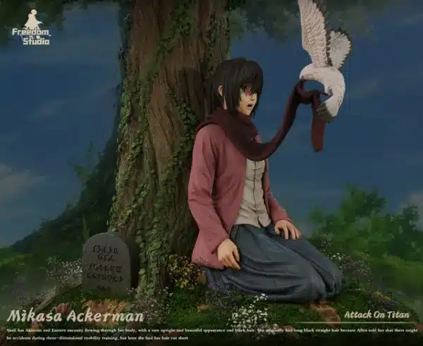 Attack on Titan Freedom Studio Mikasa Resin Statue 6