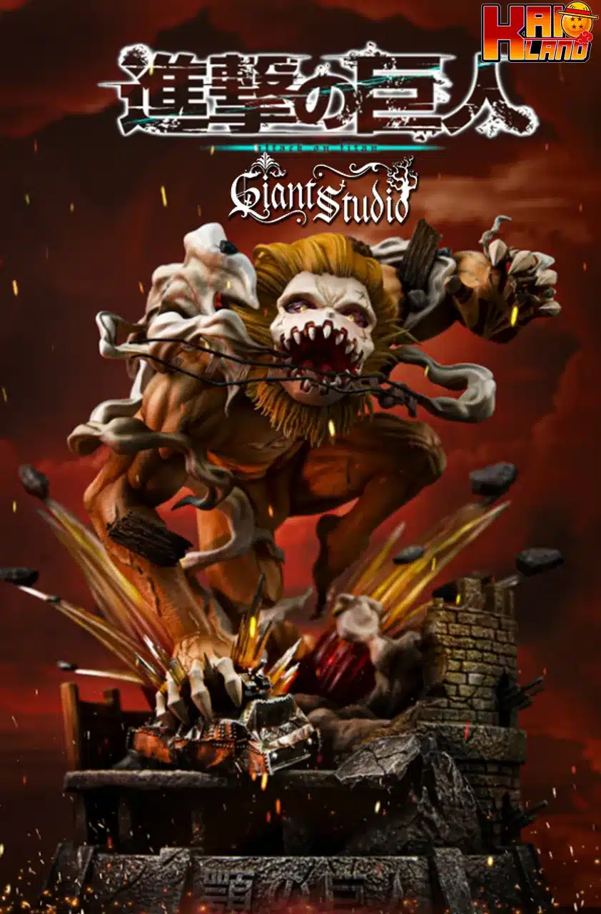 Attack On Titan Giant Studio Jaw Titan Resin Statue Kaioland