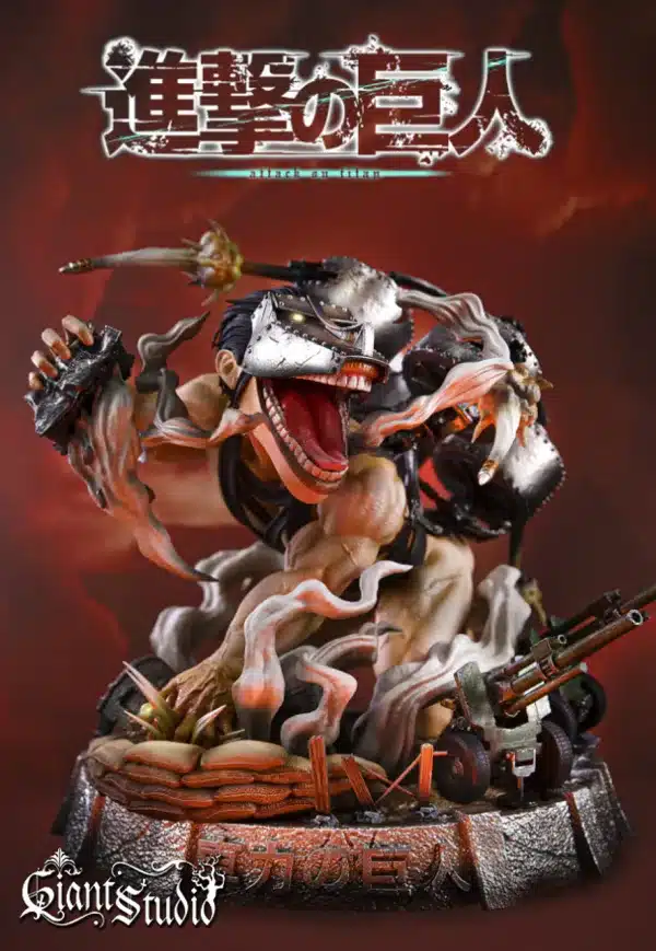 Attack On Titan Giant Studio The Cart Titan Resin Statue Kaioland