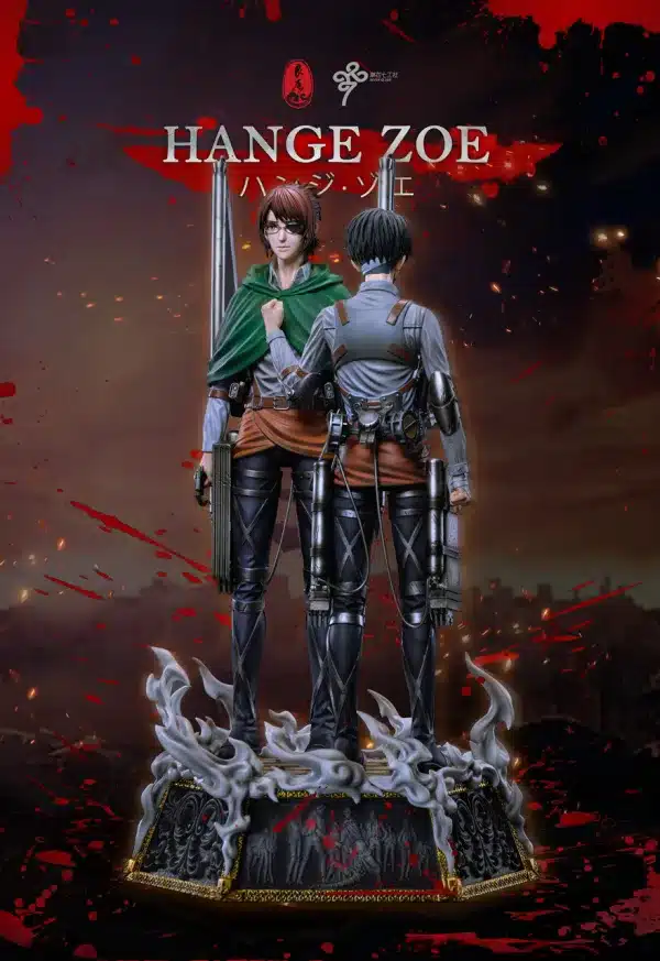 Attack on Titan LC studio Levi x Hange Zoe Resin Statue 1