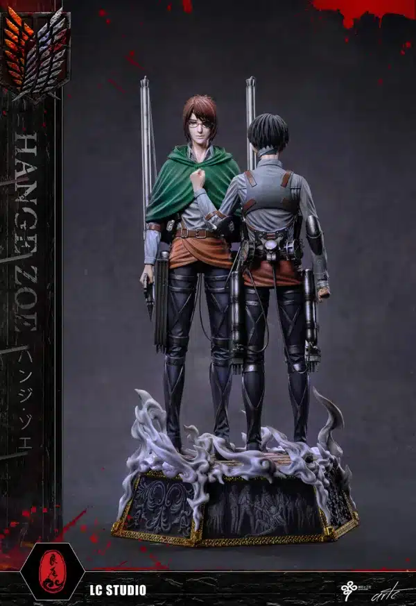 Attack on Titan LC studio Levi x Hange Zoe Resin Statue 2