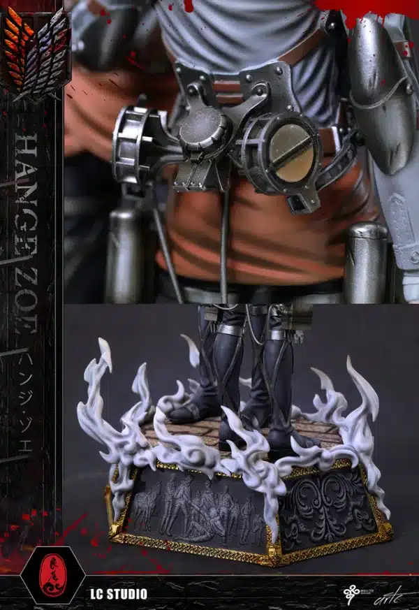 Attack on Titan LC studio Levi x Hange Zoe Resin Statue 5