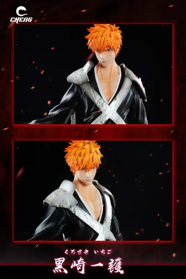 Bleach Cheng Studio Bleach Ichigo Kurosaki Resin Statue 5