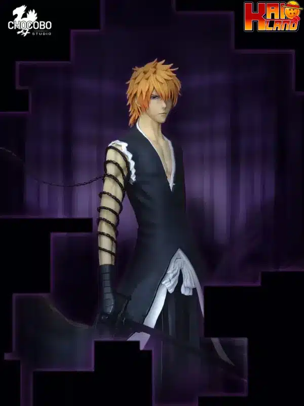 Bleach Chocobo Studio Kurosaki Ichigo Dangai Resin Statue 2