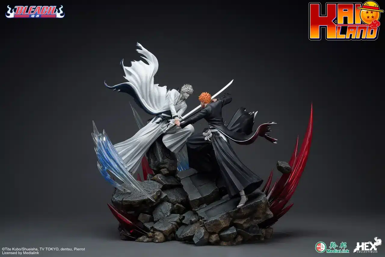 Bleach HEX Collectibles Kurosaki Ichigo vs Hollow Ichigo Licensed Resin Statue