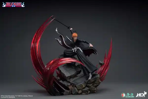 Bleach HEX Collectibles Kurosaki Ichigo vs Hollow Ichigo Licensed Resin Statue 2