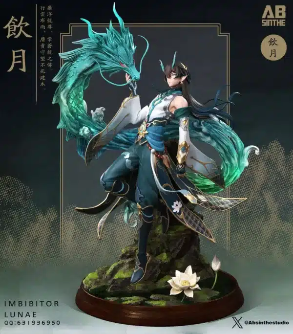Dan Heng ABsinthe Studio Imbibitor Lunae Resin Statue 1
