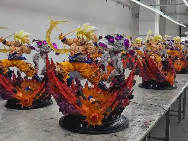 Dragon Ball Oracle x Figure Class Goku vs Frieza Resin Statue 1