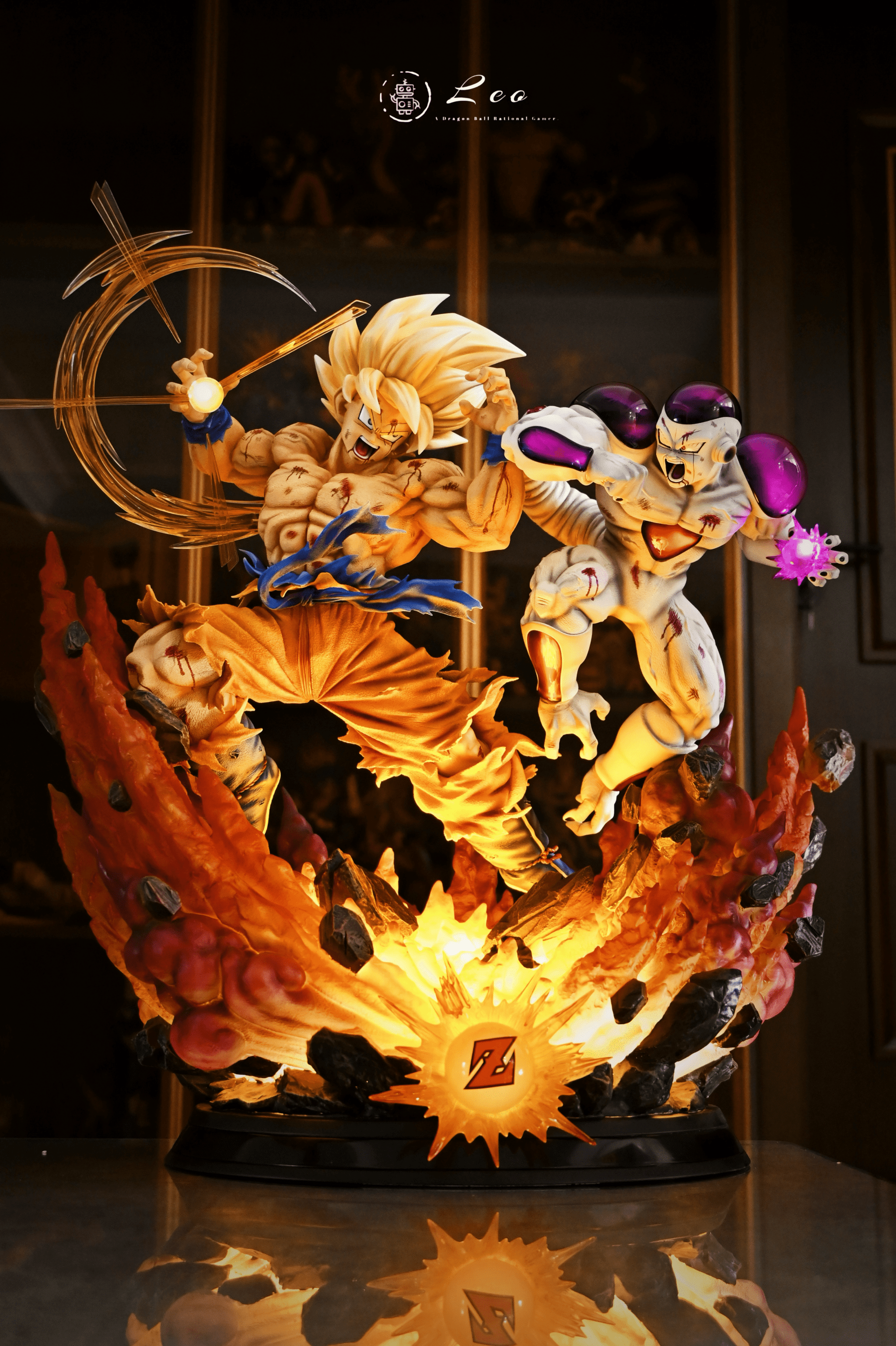 Dragon Ball Oracle x Figure Class Goku vs Frieza Resin Statue