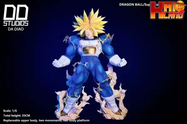 Dragon Ball DD Studio Super Saiyan 2 Trunks Future Resin Statue 1