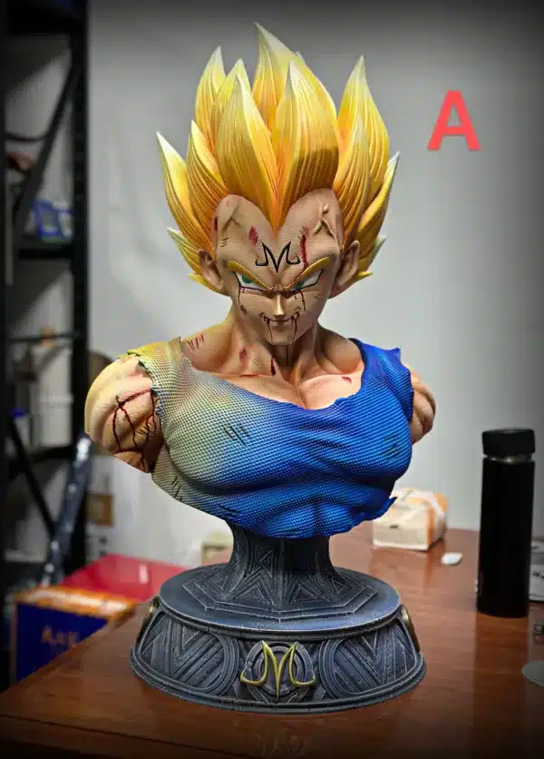 Dragon Ball DIM Studio Majin Vegeta Bust Resin Statue 1