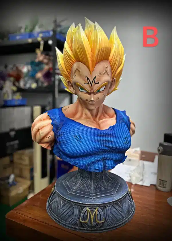 Dragon Ball DIM Studio Majin Vegeta Bust Resin Statue 2