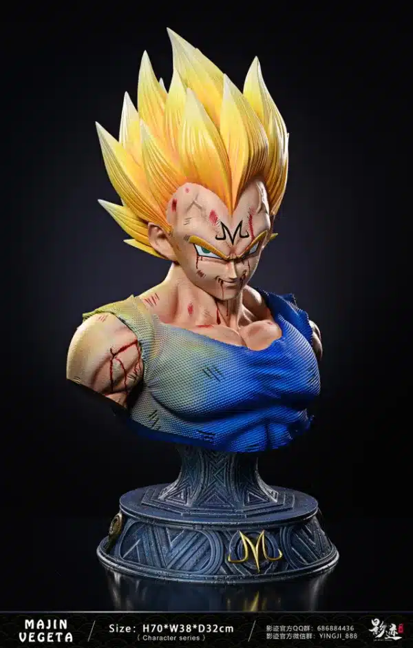 Dragon Ball DIM Studio Majin Vegeta Bust Resin Statue 5