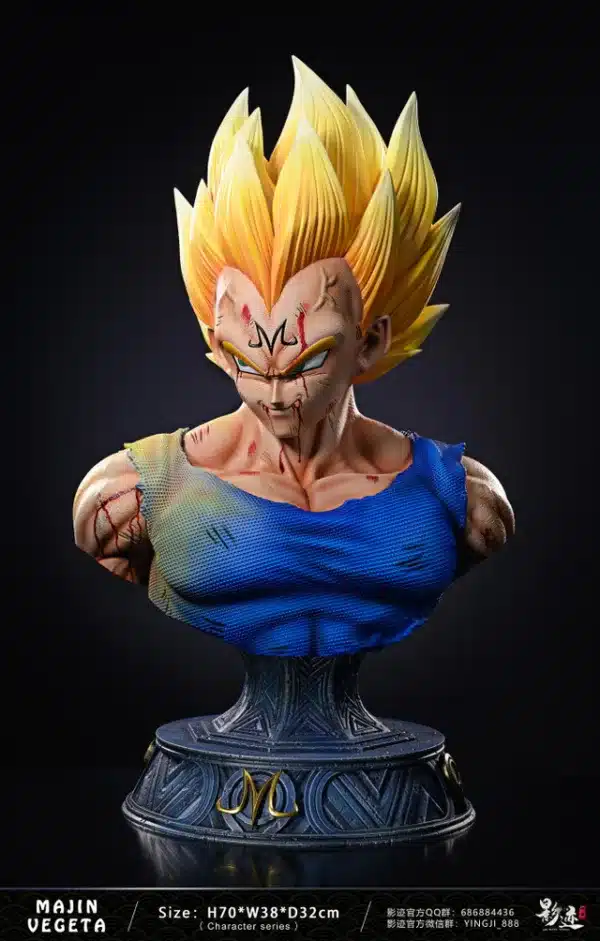 Dragon Ball DIM Studio Majin Vegeta Bust Resin Statue 7