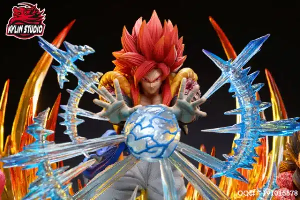Dragon Ball Kylin Studio Super Saiyan 4 Gogeta Resin Statue 3