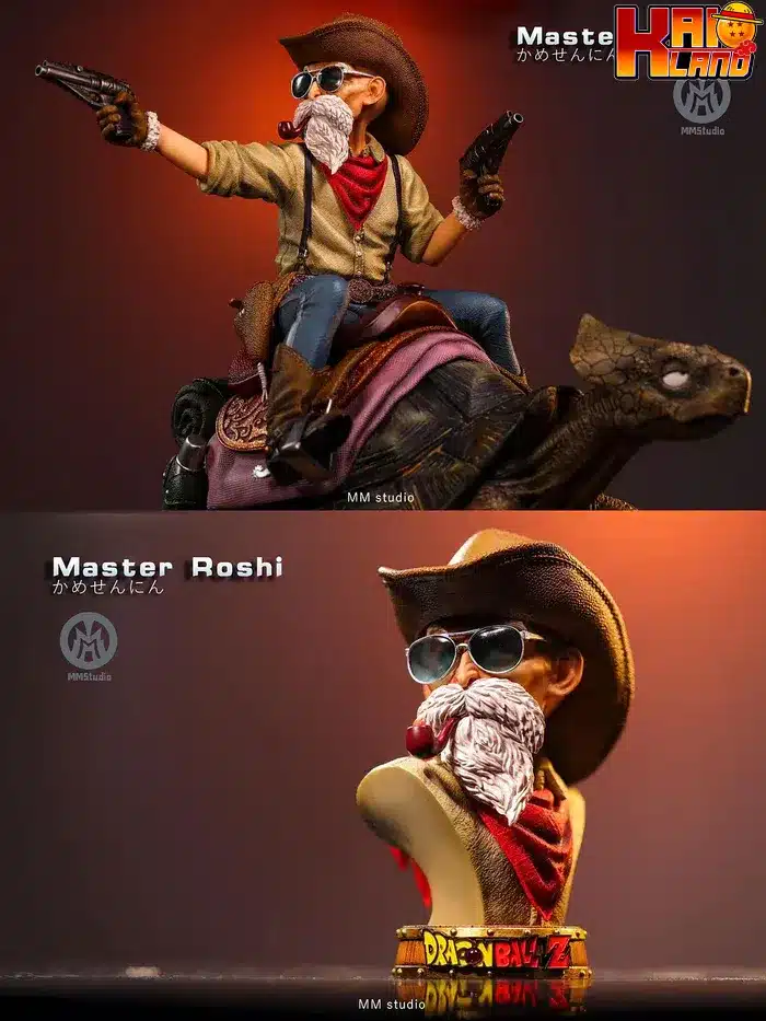 Dragon Ball MM Studio Cowboy Master Roshi Resin Statue
