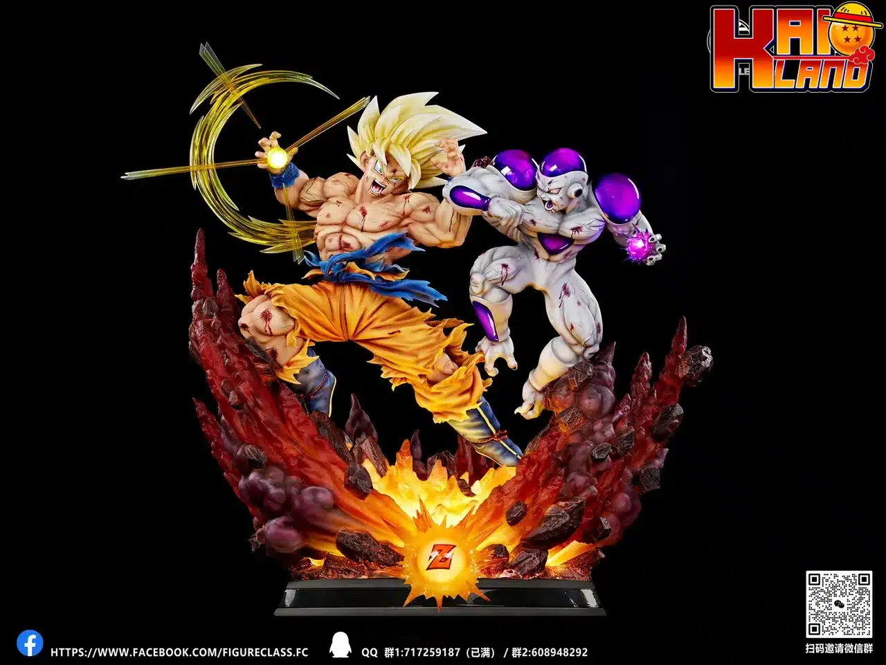 Dragon Ball Oracle X Figure Class Goku Vs Frieza Resin Statue Kaioland