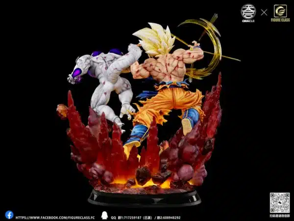 Dragon Ball Oracle x Figure Class Son Goku Vs Freezer Resin Statue 4