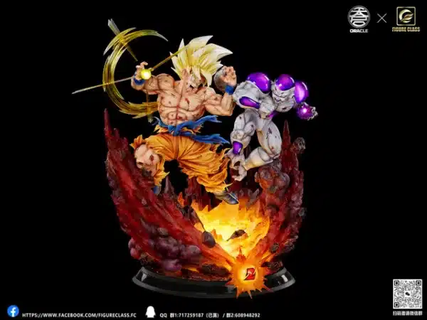 Dragon Ball Oracle x Figure Class Son Goku Vs Freezer Resin Statue 5
