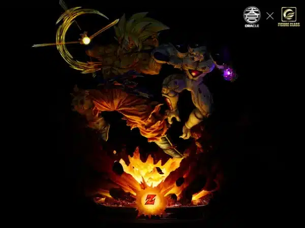 Dragon Ball Oracle x Figure Class Son Goku Vs Freezer Resin Statue 6