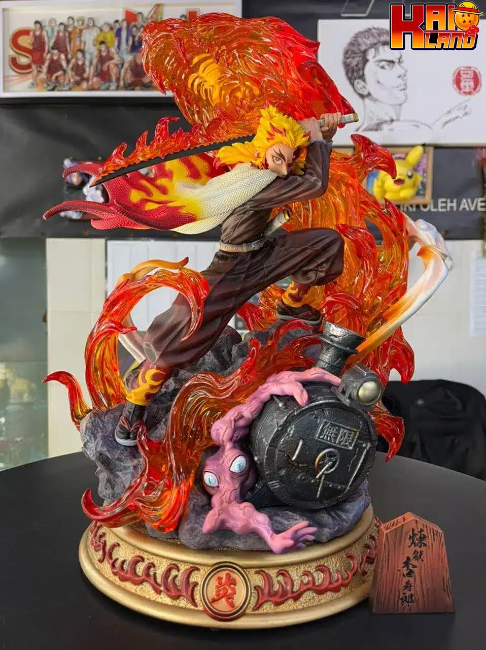 鬼滅の刃 LCスタジオ 煉獄杏寿郎 樹脂製スタチュー - Kaioland