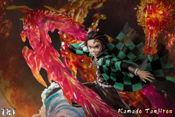Kimetsu No Yaiba TNT Studio Tanjiro Kamado Resin Statue 5