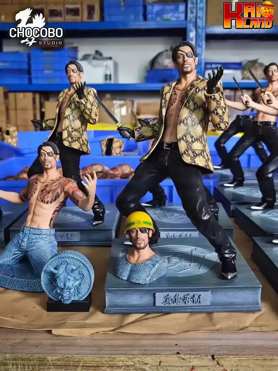 Like a Dragon Chocobo studio Goro Majima Resin Statue