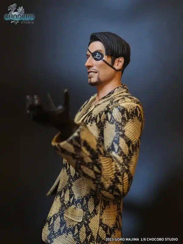 Like a Dragon Chocobo studio Goro Majima Resin Statue 4