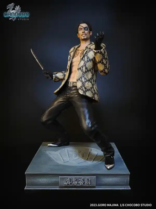 Like a Dragon Chocobo studio Goro Majima Resin Statue 5
