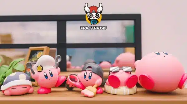 Mario Bros ZOR Studio Kirby 2.0 Resin Statue 1