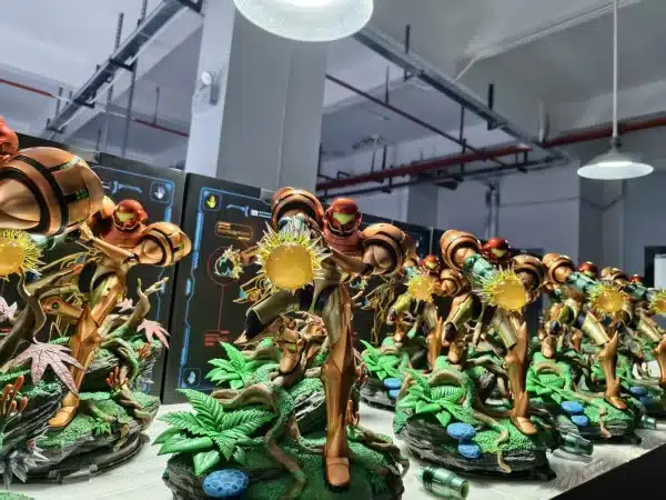 Metroid Dream Studio Samus Resin Statue