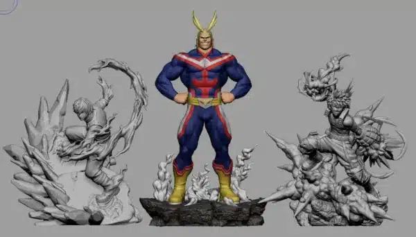 My Hero Academia Player 1 All Might Resin Statue 1