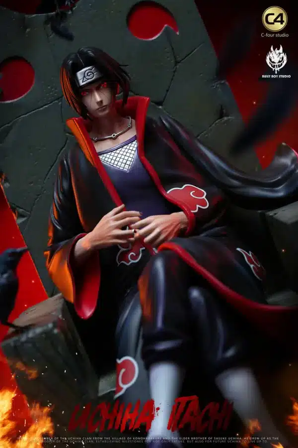 Naruto BB x C4 Studio Throne Itachi Resin Statue 3