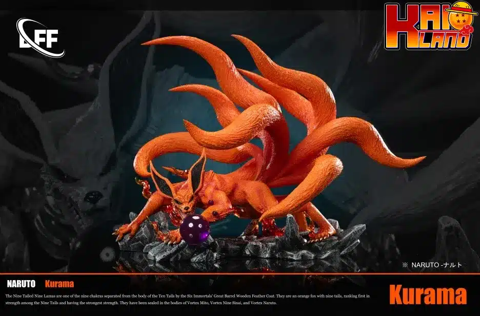 Naruto BFF Studio Kurama Resin Statue