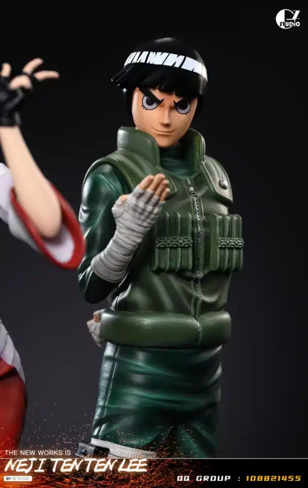 Naruto GZ Studio Rock Lee x Neji x Tenten Resin Statue 2