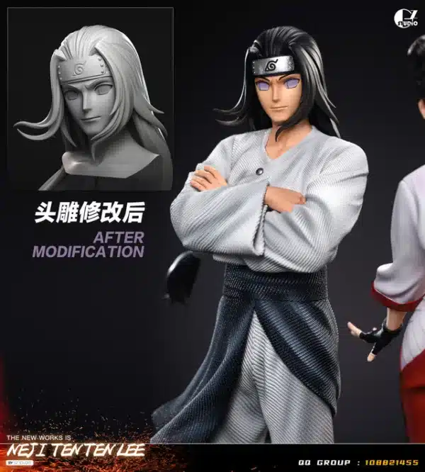 Naruto GZ Studio Rock Lee x Neji x Tenten Resin Statue 3