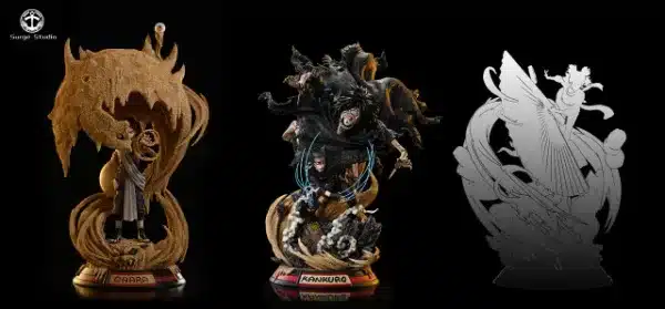 Naruto Surge Studio Kid Kankuro Resin Statue 4