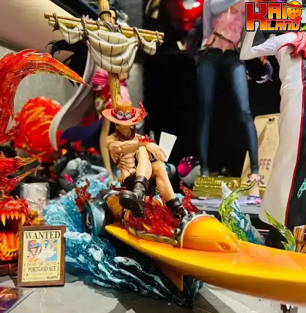 One Piece Brain Hole Studio Fireship Ace Resin Statue - Kaioland