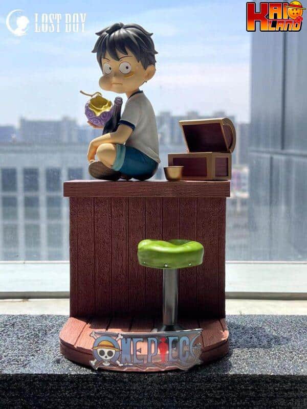One Piece Lost Boy Studio Childhood Luffy Resin Statue 1