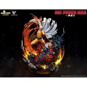 One Punch Man Trieagles Studio Saitama x Genos Licensed Resin Statue 1